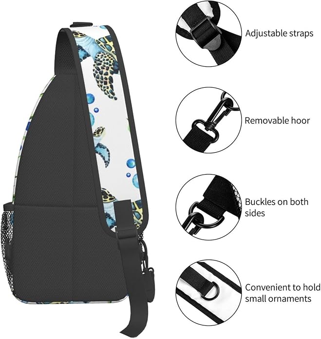 Stylish Sling Bag for Women Men Casual Backpack Crossbody Chest Shoulder Bag Gym Sports Travel Hiking Daypack