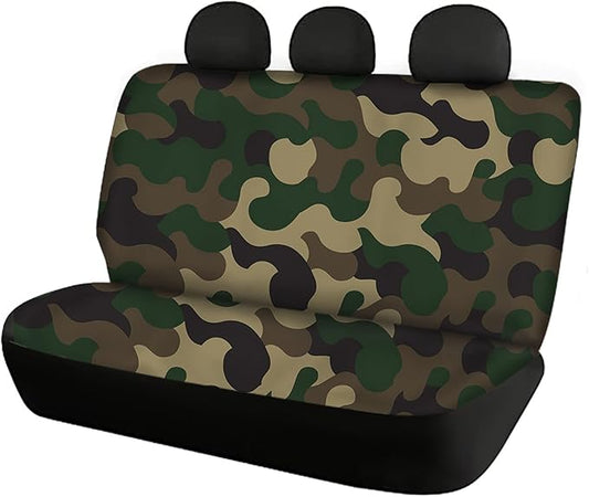 AFPANQZ Camouflage Design Cloth Back Seat Cover Non-Slip