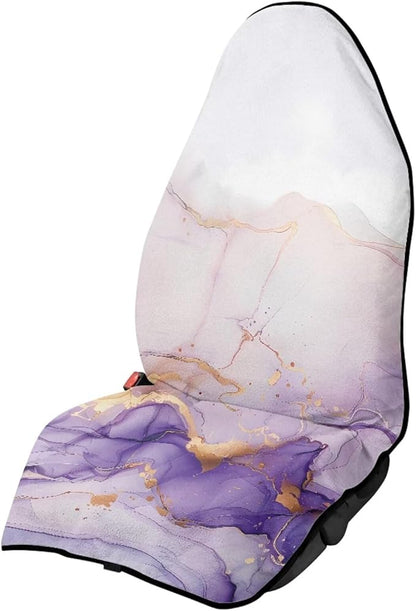 Marble Waterproof Towel Car Seat Cover Anti-Slip Bucket Seat Protector Washable Car Accessories Decro from Sweat