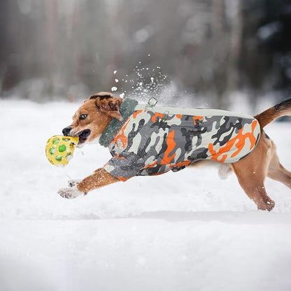 IDOMIK Warm Dog Coats with Harness