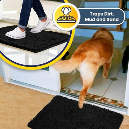 Muddy Mat® AS-SEEN-ON-TV Highly Absorbent Microfiber Door Mat and Pet Rug 72"X48"