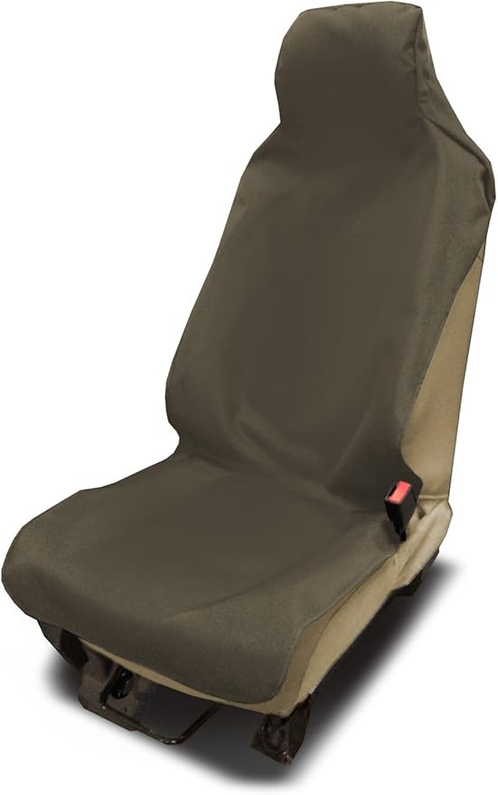 Coverking Compatible for Universal Front Bucket Seatshield Tan