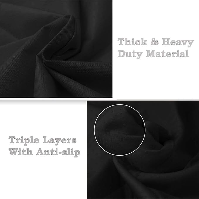 PET MAGASIN Durable Black Pet Car Seat Cover