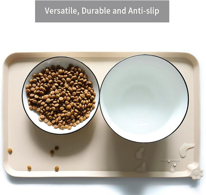 Hoki Found Silicone Pet Food Mats Tray