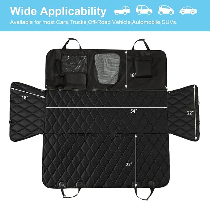 Car Dog Cover Back Seat