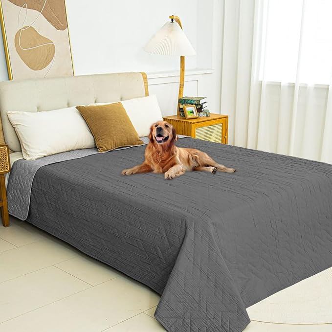 Ameritex 100% Waterproof Dog Bed Blankets double Sided Dog Couch Cover Knurling Pattern pet bed cover Reversible Furniture Couch Sofa Car for Puppy Kids