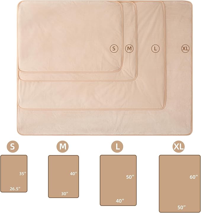 DaysU Waterproof Dog Blanket for Small Dogs 30"x40" Light