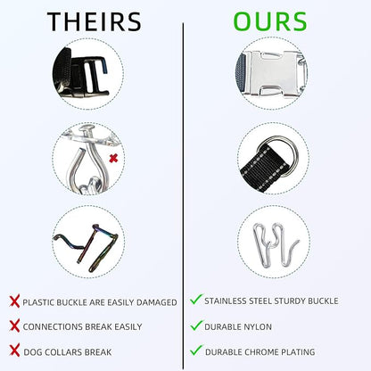 Adjustable Dog Collar with Quick Release Buckle