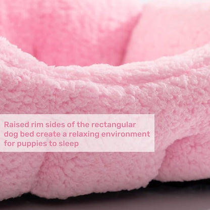 Hollypet Sherpa Fleece Dog Bed