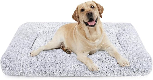 Dog Beds Crate Pad for Medium (41"x27"Grey)