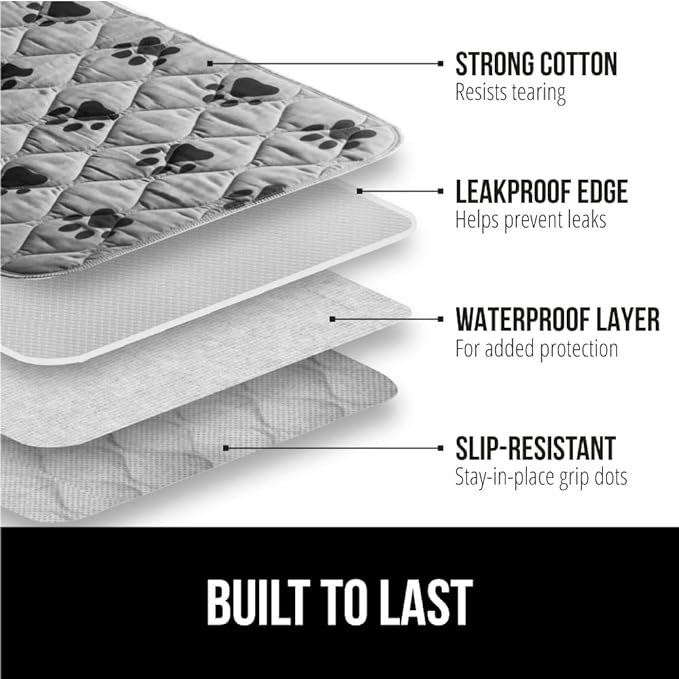 Gorilla Grip Washable Puppy Pads 40x26, Slip