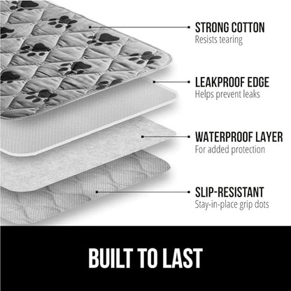 Gorilla Grip Washable Puppy Pads 40x26, Slip