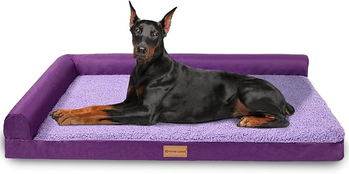 Patas Lague Orthopedic Jumbo Dog Bed for Extra Large Dogs 56''X40''