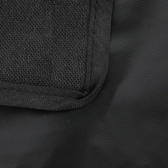 Amazon Basics Waterproof Car Back Bench Seat Cover Protector for Pets 56 x 47, Black