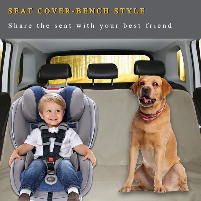 Dog Seat Cover for Car Back Seat
