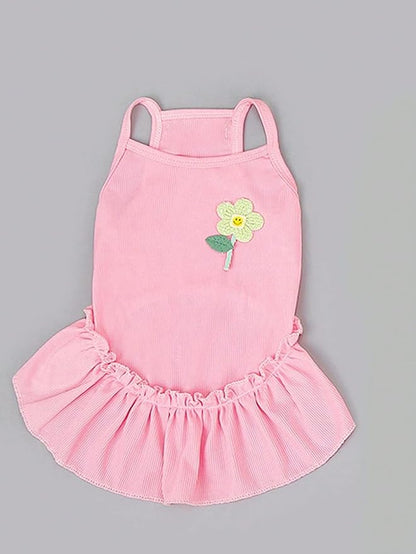 QWINEE Cat Dog Dress Cat Puppy Skirt Pet