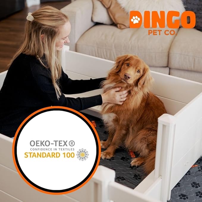 Dingo Pet Co. Washable Pee/Whelping Pad for Dogs 48" x 48" 2