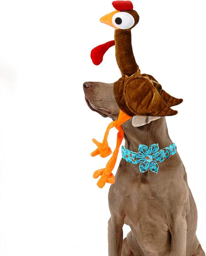 Elegant little tail Dog Collar with Flower