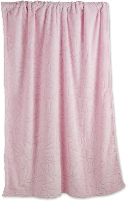 Bone Dry Embossed Bone Print Pet Blanket 36x48"