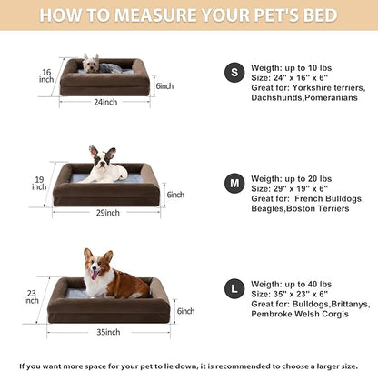 BFPETHOME Sofa Dog Beds for Large Dogs