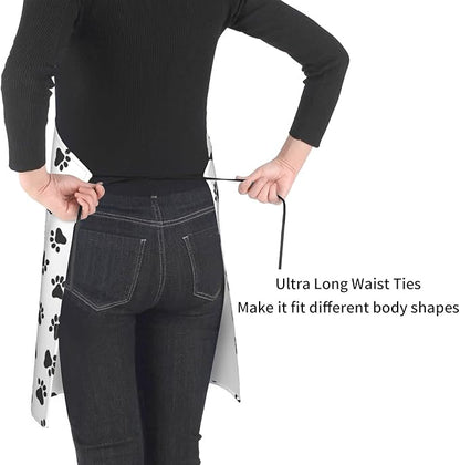 Perinsto Pet Dogs Grooming Waterproof Apron With 2