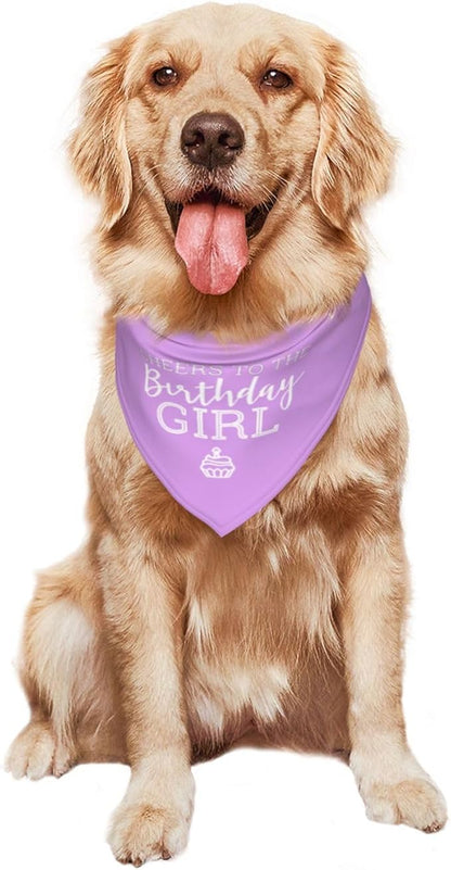 Birthday Girl Dog Bandana