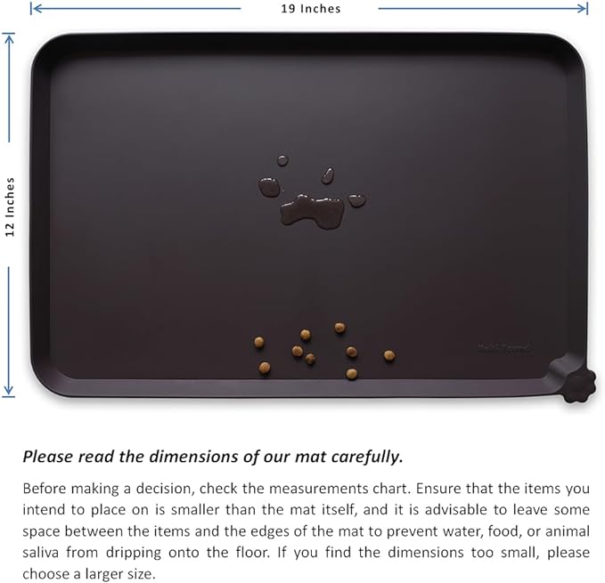 Hoki Found Silicone Pet Food Mats Tray