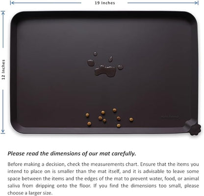Hoki Found Silicone Pet Food Mats Tray