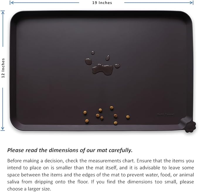 Hoki Found Silicone Pet Food Mats Tray