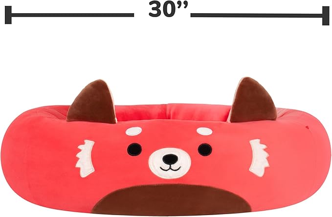 Squishmallows Original 30-Inch Cici The Red Panda Pet Bed