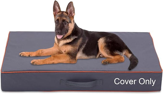 Waterproof Dog Bed Cover Washable, Heavy Duty Durable Oxford Universal Pet Dog Bed Replacement Protector Cover