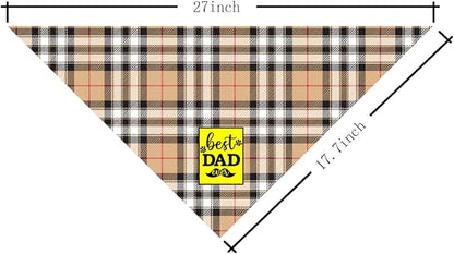 Best Dad Ever Dog Bandana (C15)
