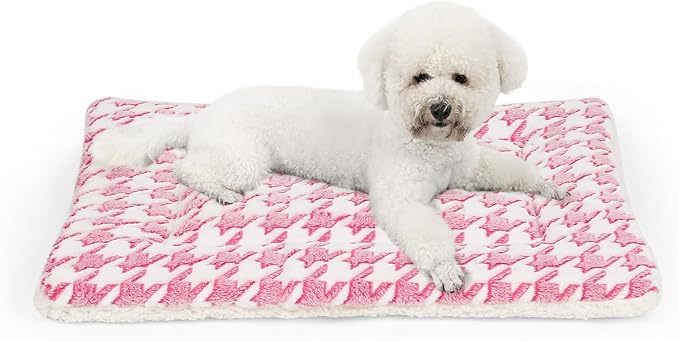Dog Bed Mat 24-inch Kennel(Pink)