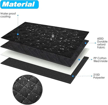 KEYOOG Universal Large SUV Pet Trunk Protection Pad Dog Seat Cover