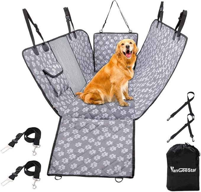 Dog Car Seat Cover for Back Seat