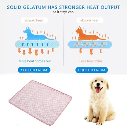 Dog Cooling Mat Summer Pet Cooling Mat Ice