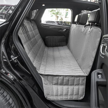 Dog Car Seat Cover for Back Seat Protection,600D Heavy SUVs(Gray,53"×57") (005)