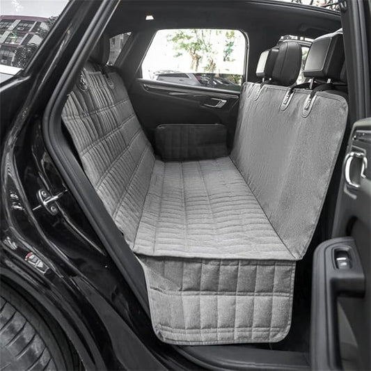 Dog Car Seat Cover for Back Seat Protection,600D Heavy SUVs(Gray,53"×57") (005)