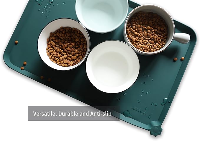 Hoki Found L Silicone Pet Food Mats Tray