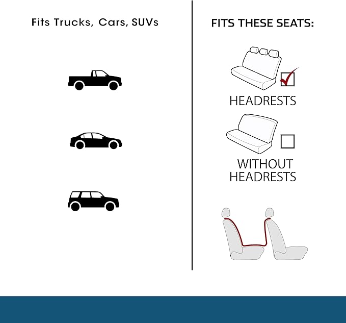 Custom Accessories Quilted Pet Hammock Seat Cover for Cars