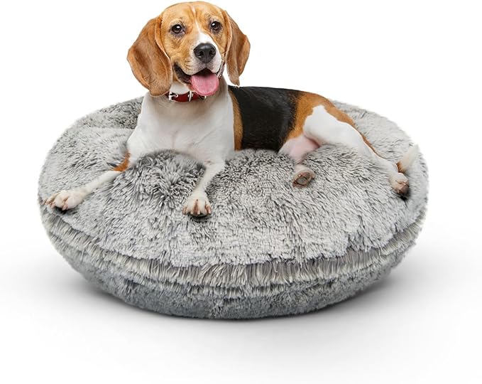 Bessie and Barnie Bagel Donut Dog Bed