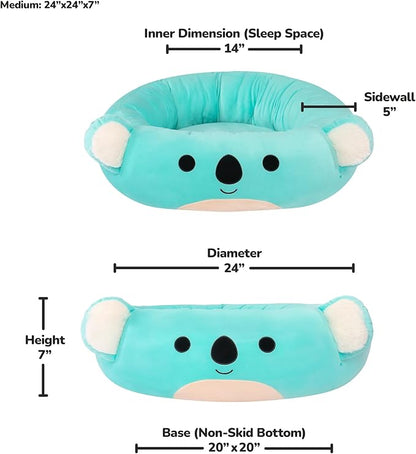 Squishmallows Original 24-Inch Kevin The Koala Pet Bed