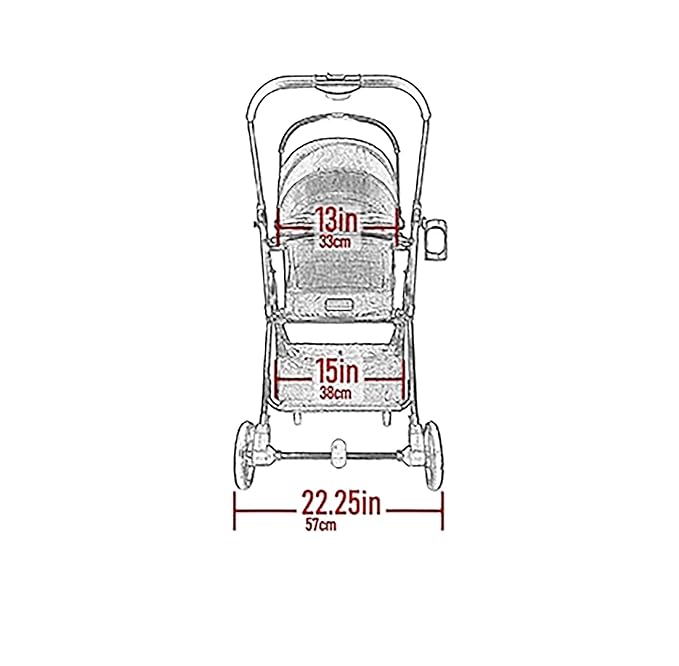 Pet Gear 3-in-1 Travel System 360 Stroller 4 Colors
