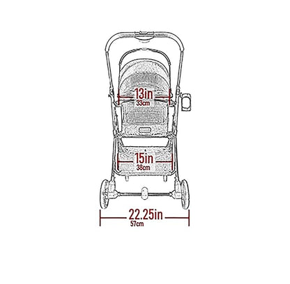 Pet Gear 3-in-1 Travel System 360 Stroller 4 Colors