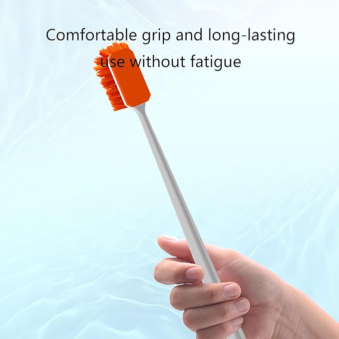 Long Handle Fish Tanks Scrubber for Glass Aquariums Double Bristle Washing Magnetic Scrubber Long Handle Brush Aquarium Cleaning Tools