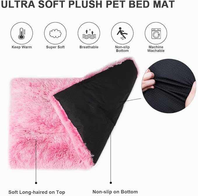 Vonabem XL Dog Bed Large Crate Pad 42 inch, 41 * 27 inch