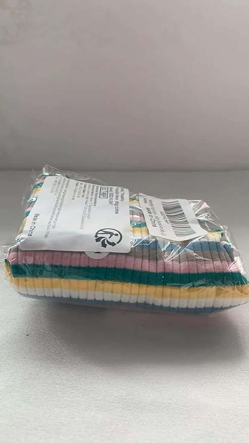 Small Medium Dog Clothes Rainbow Striped Dog Shirts Stretchable Long Sleeve Cat T-Shirt Pet Outfits for Chihuahua Yorkie Teddy (Green Edge