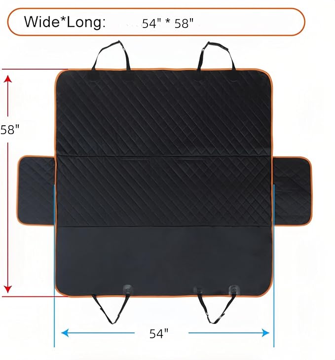 Dog Car Seat Cover for Back Seat for Cars & SUVs