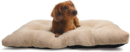 Dog Crate Pad 30x19 Washable for Medium Size Dogs Extra Soft 30 inch Dog Crate Bed for Kennel or Cage with Anti-Slip Bottom Puppy Sleeping Mat Ease Pet Anxiety & Provides The Perfect Sleep