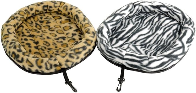 (2 Pack) Ware Manufacturing Fuzz-E-Bed Safari Sleepers, Large, Colors May Vary